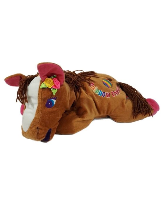 Lisa Frank Other - Lisa Frank Rainbow Chaser 22" Brown Horse Plush Vintage 1990's